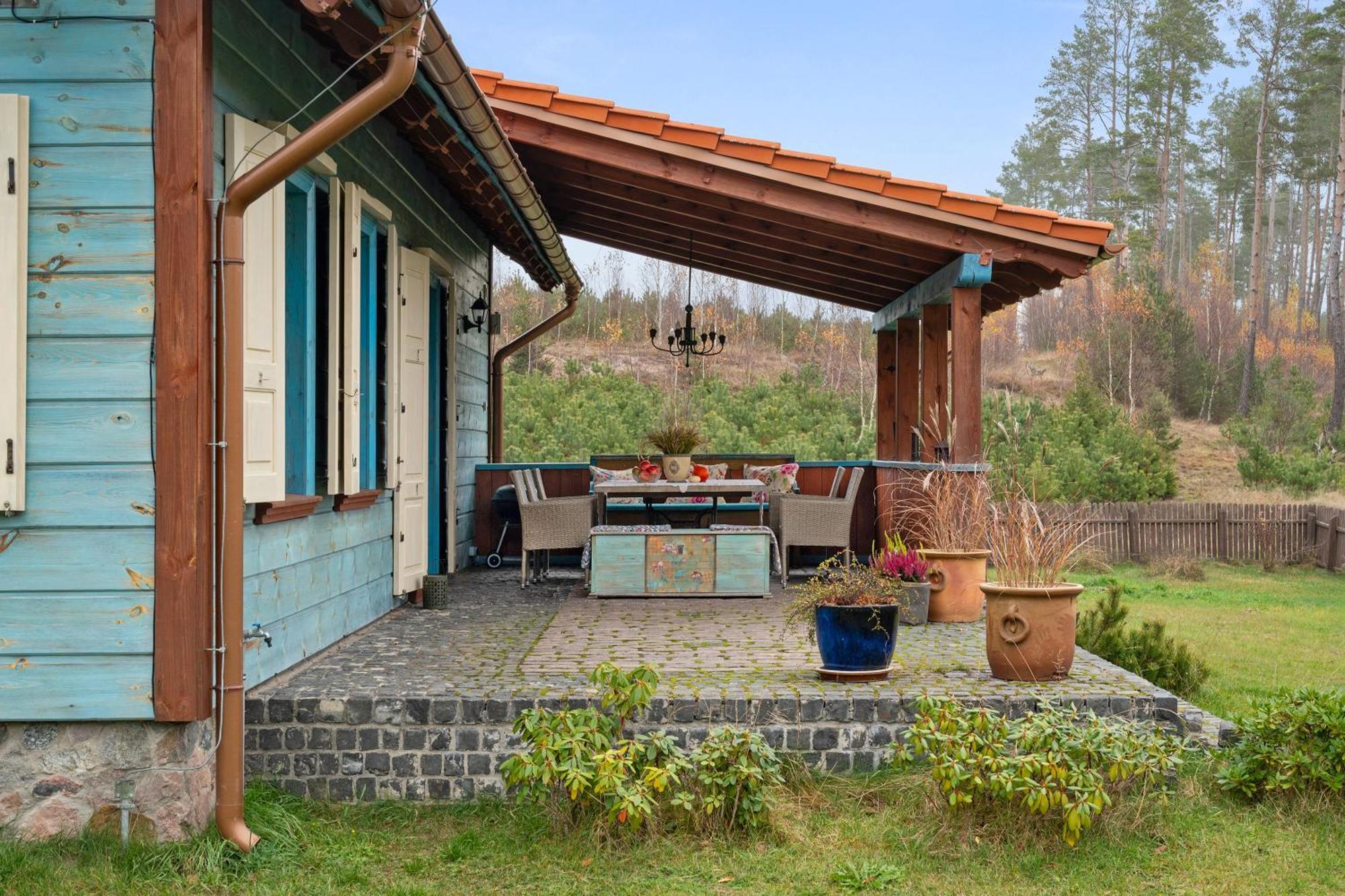 Lesny Dworek Sominy - Dom Z Sauna I Kominkiem Exteriér fotografie