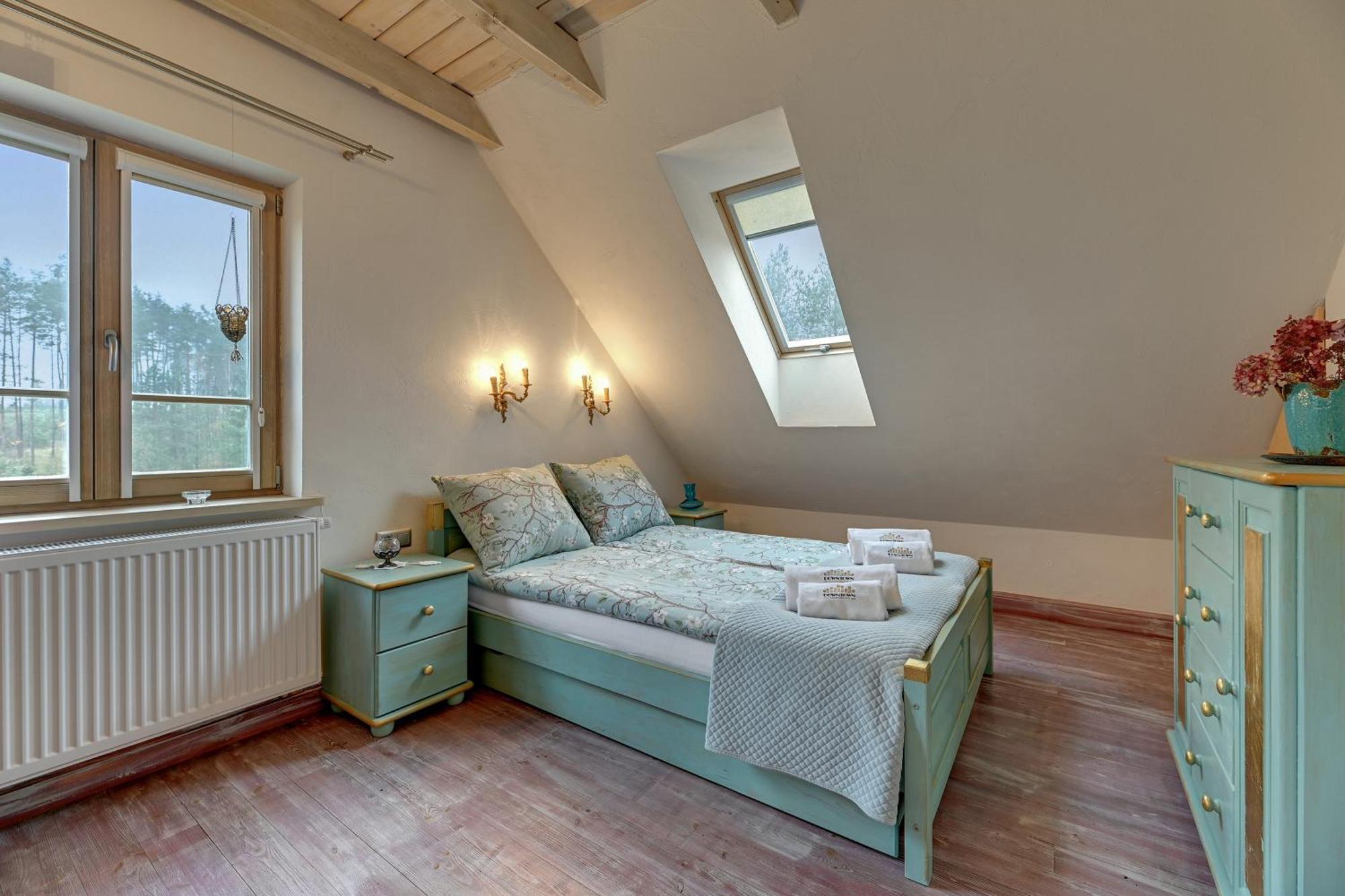 Lesny Dworek Sominy - Dom Z Sauna I Kominkiem Exteriér fotografie